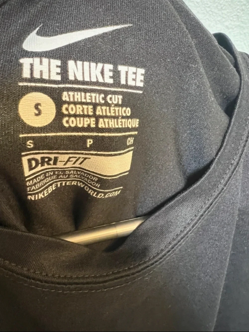 Nike Black Long Sleeve Performance Crew Shirt